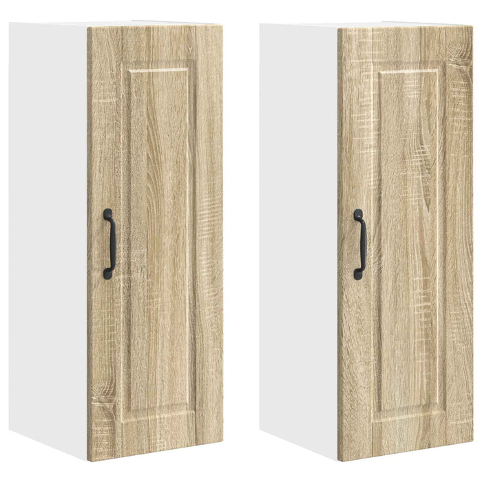 Dulap de bucătărie cu raft 2 pcs Stejar Sonoma 30 x 31 x 80 cm - WALTI WALTI