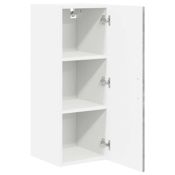 Dulap de bucătărie cu raft 2 pcs Gri din beton 30 x 31 x 80 cm - WALTI WALTI
