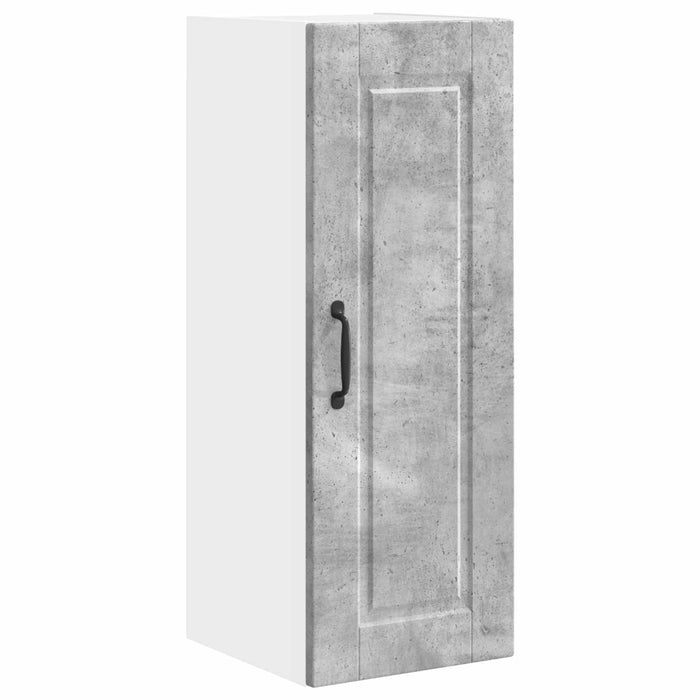 Dulap de bucătărie cu raft 2 pcs Gri din beton 30 x 31 x 80 cm - WALTI WALTI