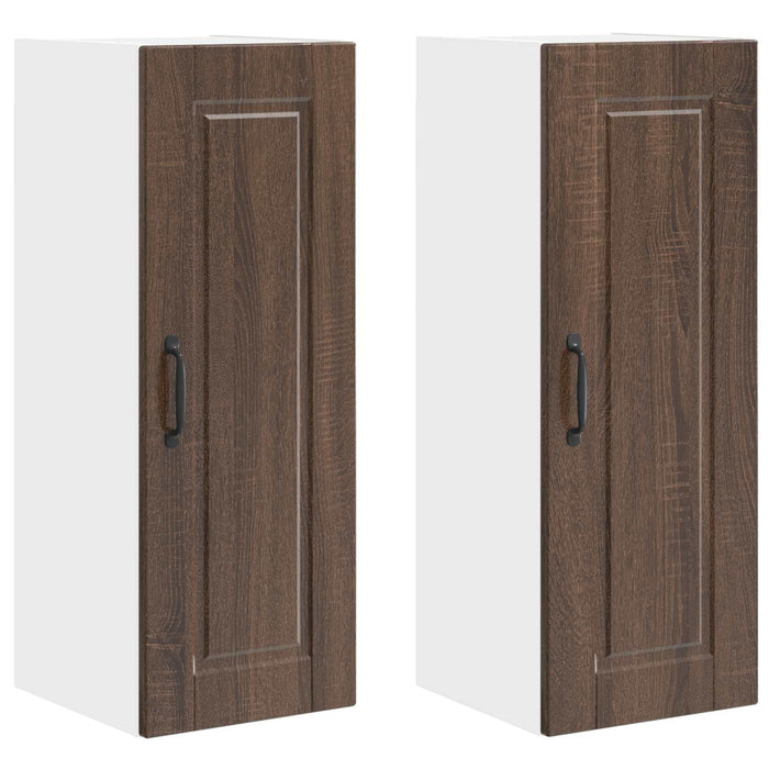 Dulap de bucătărie cu raft 2 pcs Stejar închis 30 x 31 x 80 cm - WALTI WALTI