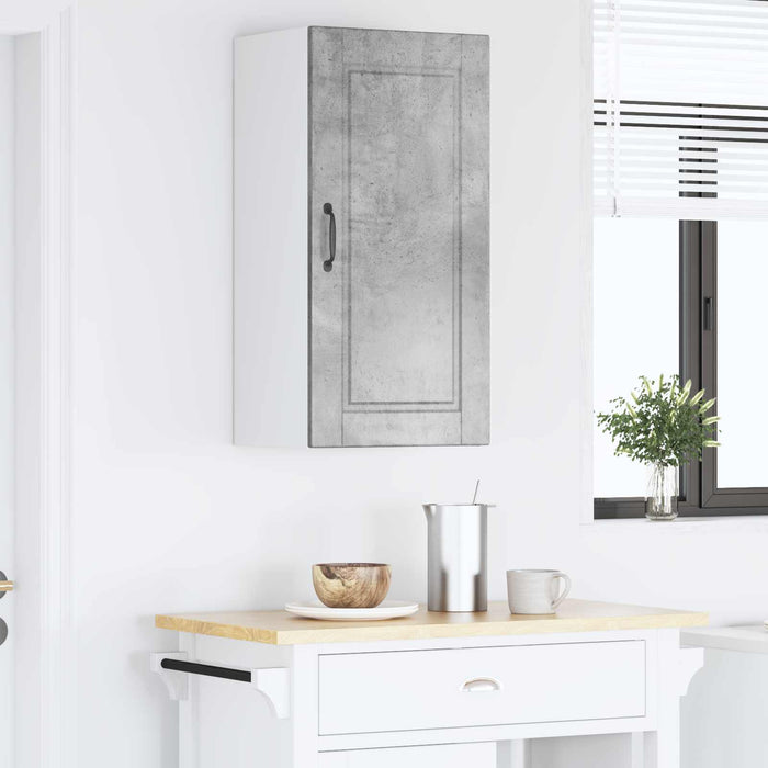 Dulap de bucătărie Gri din beton 40 x 31 x 80 cm Lemn compozit - WALTI WALTI