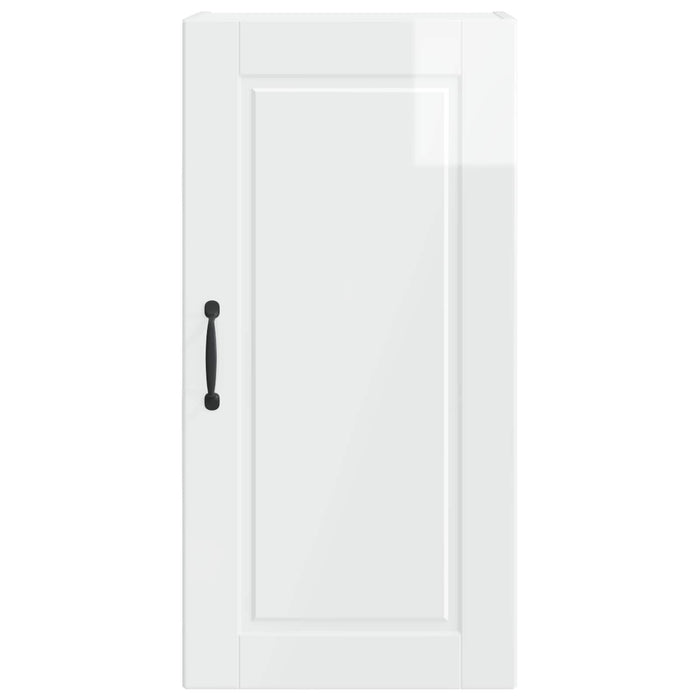 Dulap de bucătărie Alb lucios 40 x 31 x 80 cm Lemn compozit - WALTI WALTI