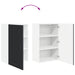 Dulap de bucătărie cu raft Negru 50 x 31 x 80 cm Lemn compozit - WALTI WALTI