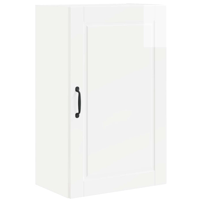 Dulap de bucătărie Alb lucios 50 x 31 x 80 cm Lemn compozit - WALTI WALTI