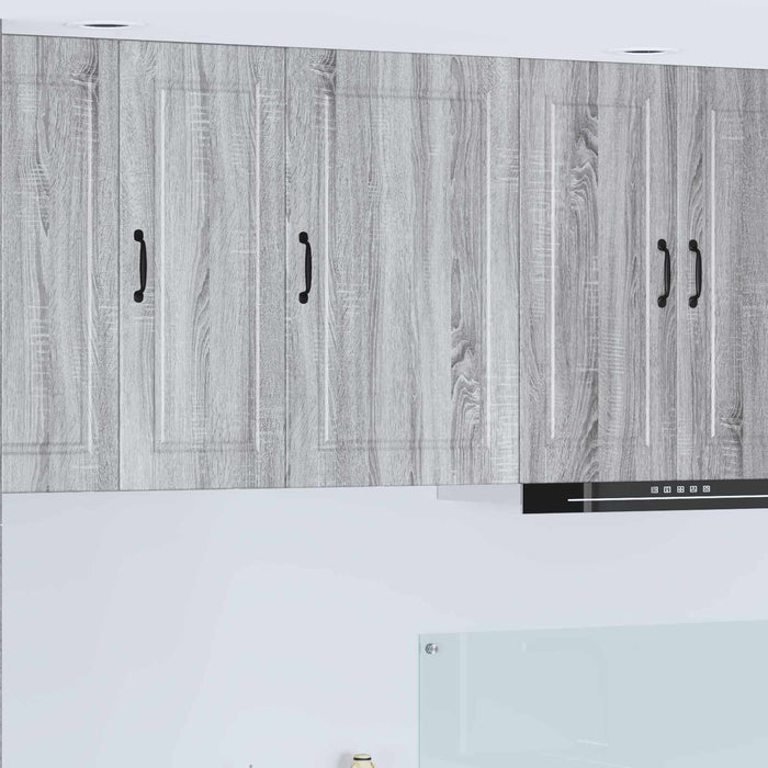 Dulap suspendat de bucătărie cu raft Gri Sonoma 50 x 31 x 80 cm - WALTI WALTI