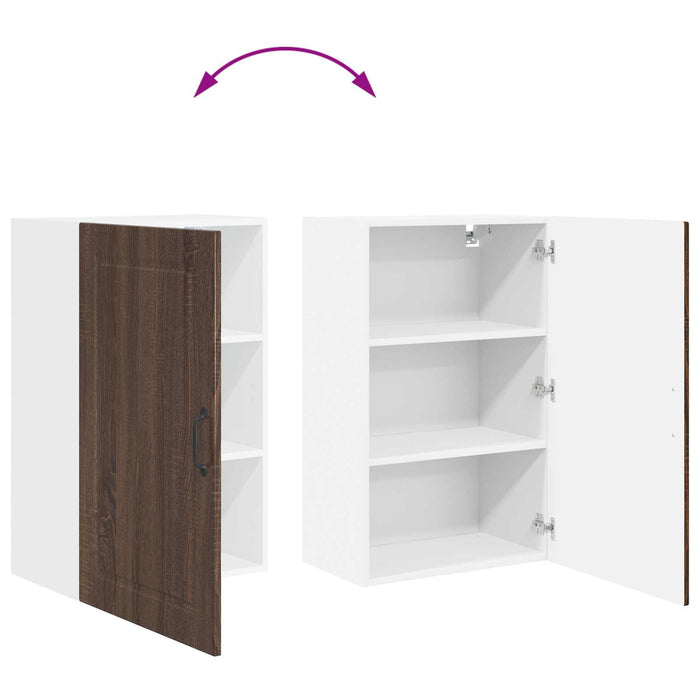 Dulap de bucătărie Stejar închis 50 x 31 x 80 cm Lemn compozit - WALTI WALTI