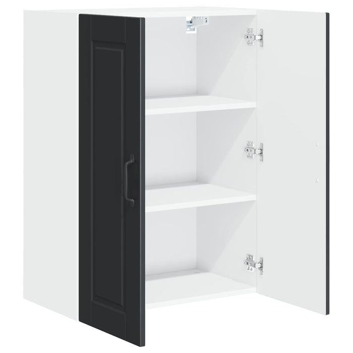 Dulap de bucătărie cu raft Negru 60 x 31 x 80 cm Lemn compozit - WALTI WALTI