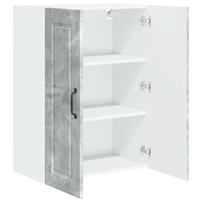 Dulap de bucătărie Gri din beton 60 x 31 x 80 cm Lemn compozit - WALTI WALTI