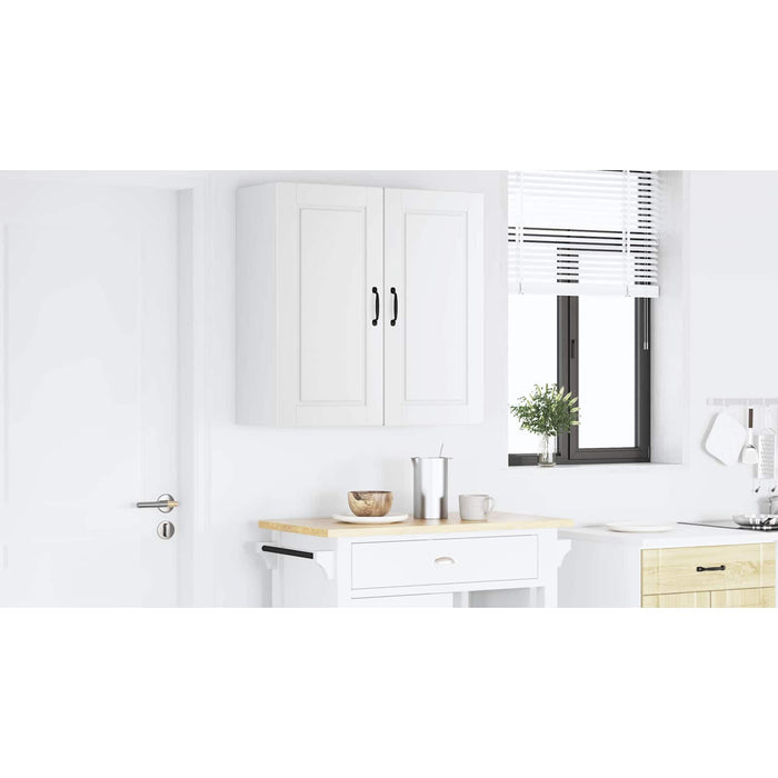 Dulap de bucătărie cu raft Alb 80 x 31 x 80 cm Lemn compozit - WALTI WALTI
