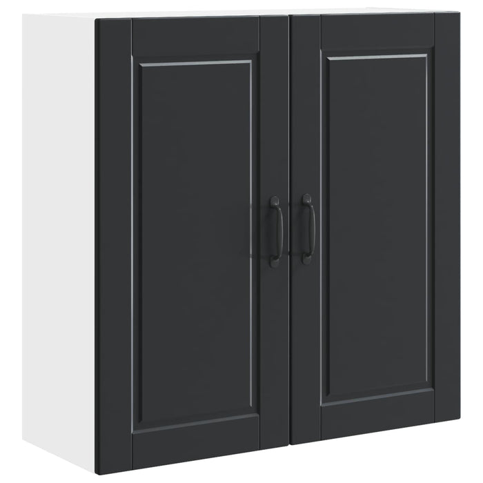 Dulap de bucătărie cu raft Negru 80 x 31 x 80 cm Lemn compozit - WALTI WALTI