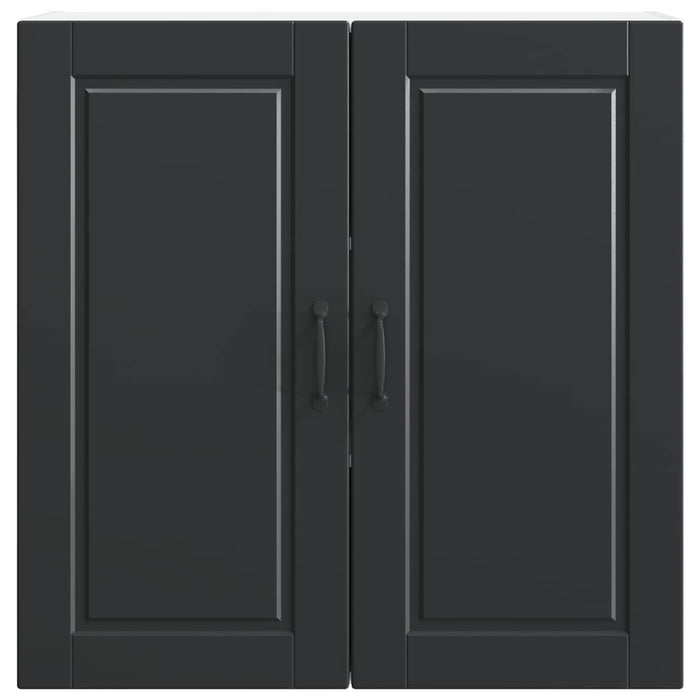 Dulap de bucătărie cu raft Negru 80 x 31 x 80 cm Lemn compozit - WALTI WALTI