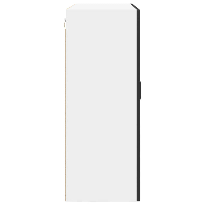 Dulap de bucătărie cu raft Negru 80 x 31 x 80 cm Lemn compozit - WALTI WALTI