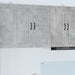Dulap de bucătărie Gri din beton 80 x 31 x 80 cm Lemn compozit - WALTI WALTI