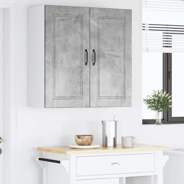 Dulap de bucătărie Gri din beton 80 x 31 x 80 cm Lemn compozit - WALTI WALTI