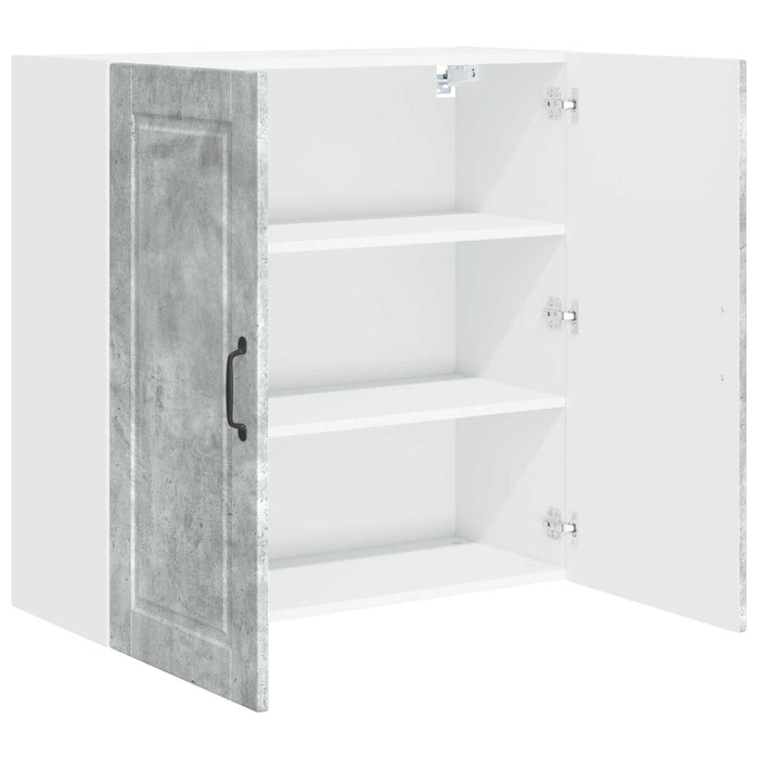 Dulap de bucătărie Gri din beton 80 x 31 x 80 cm Lemn compozit - WALTI WALTI