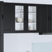 Dulap de bucătărie cu raft Negru 80 x 31 x 80 cm Lemn compozit - WALTI WALTI