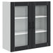Dulap de bucătărie cu raft Negru 80 x 31 x 80 cm Lemn compozit - WALTI WALTI