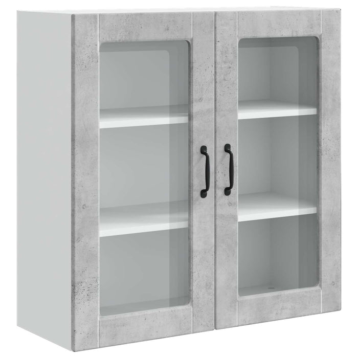 Dulap de bucătărie Gri din beton 80 x 31 x 80 cm Lemn compozit - WALTI WALTI