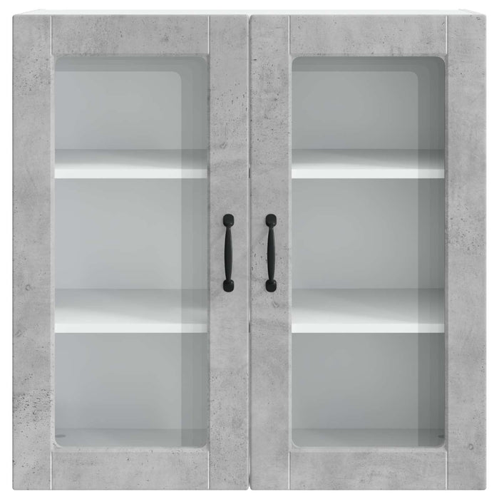 Dulap de bucătărie Gri din beton 80 x 31 x 80 cm Lemn compozit - WALTI WALTI