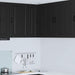 Dulap de bucătărie cu raft Negru 57 x 57 x 80 cm Lemn compozit - WALTI WALTI