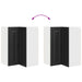 Dulap de bucătărie cu raft Negru 57 x 57 x 80 cm Lemn compozit - WALTI WALTI