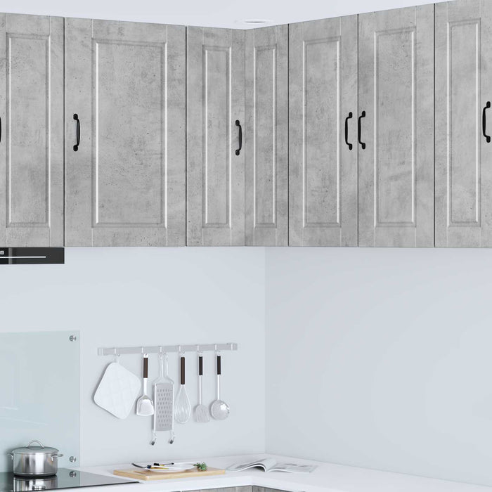 Dulap de bucătărie Gri din beton 57 x 57 x 80 cm Lemn compozit - WALTI WALTI
