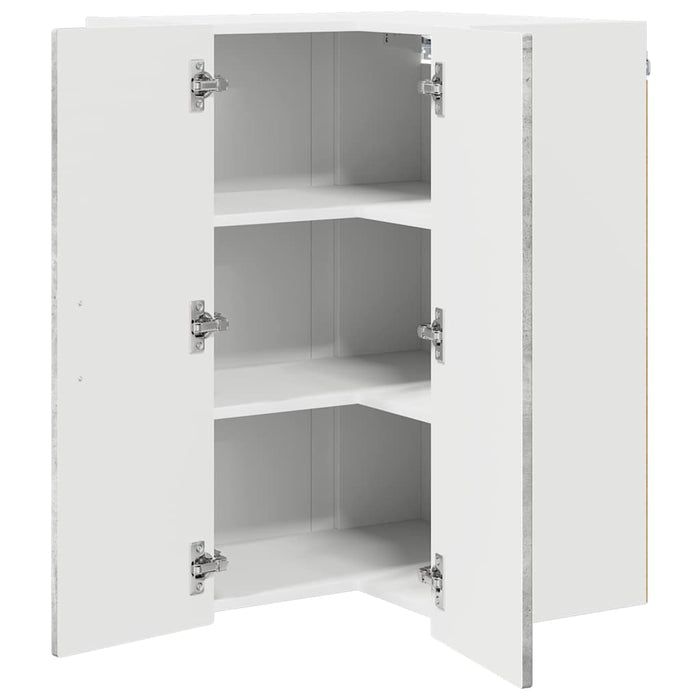 Dulap de bucătărie Gri din beton 57 x 57 x 80 cm Lemn compozit - WALTI WALTI