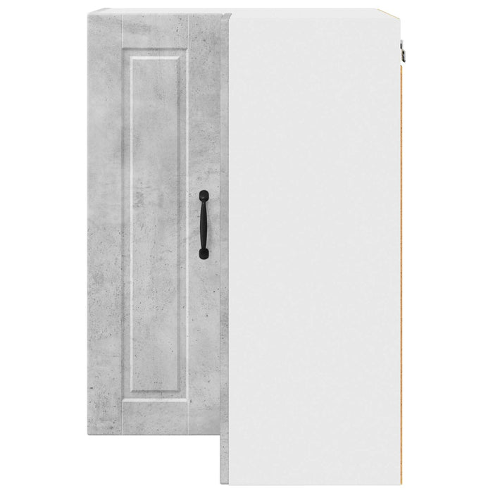 Dulap de bucătărie Gri din beton 57 x 57 x 80 cm Lemn compozit - WALTI WALTI