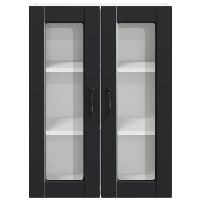 Dulap de bucătărie cu raft Negru 60 x 31 x 80 cm Lemn compozit - WALTI WALTI