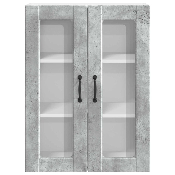 Dulap de bucătărie Gri din beton 60 x 31 x 80 cm Lemn compozit - WALTI WALTI
