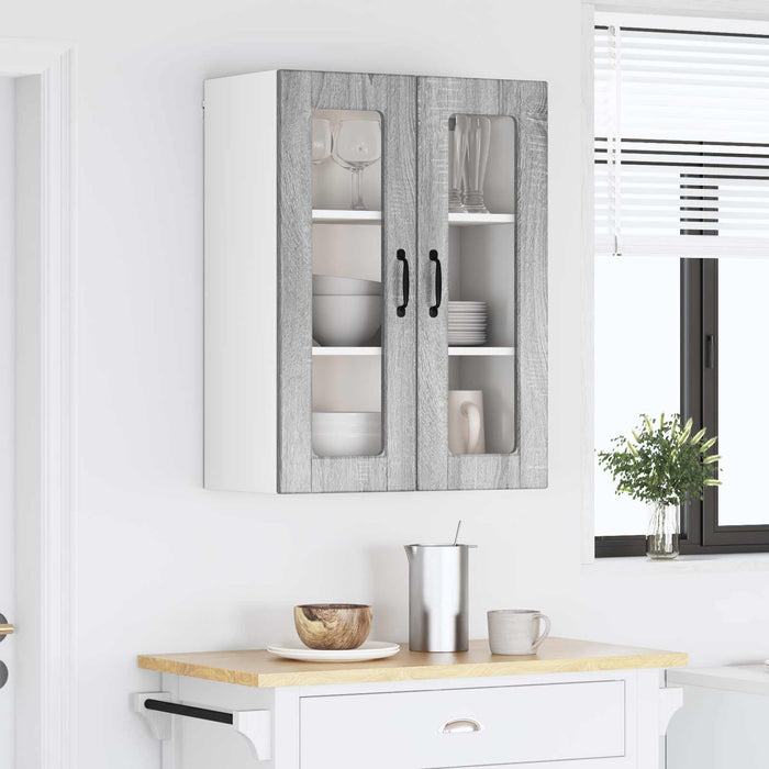 Dulap de bucătărie Gri Sonoma 60 x 31 x 80 cm Lemn compozit - WALTI WALTI