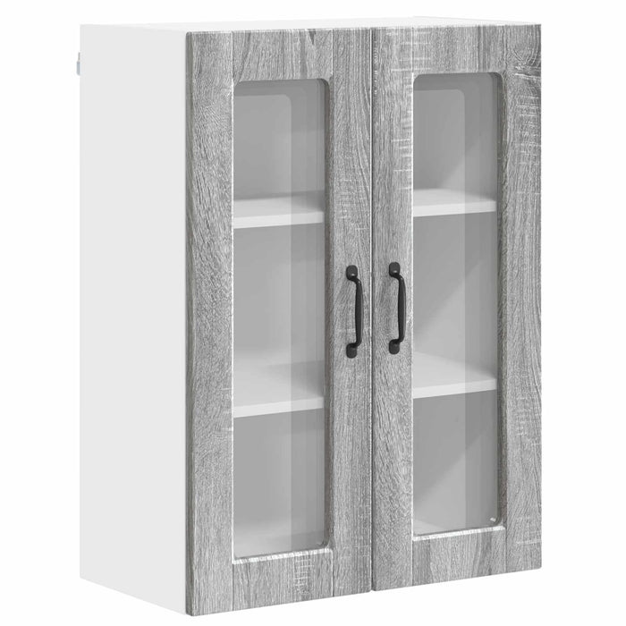 Dulap de bucătărie Gri Sonoma 60 x 31 x 80 cm Lemn compozit - WALTI WALTI