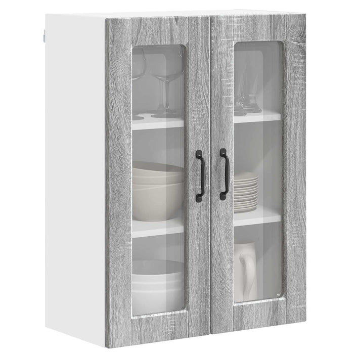 Dulap de bucătărie Gri Sonoma 60 x 31 x 80 cm Lemn compozit - WALTI WALTI