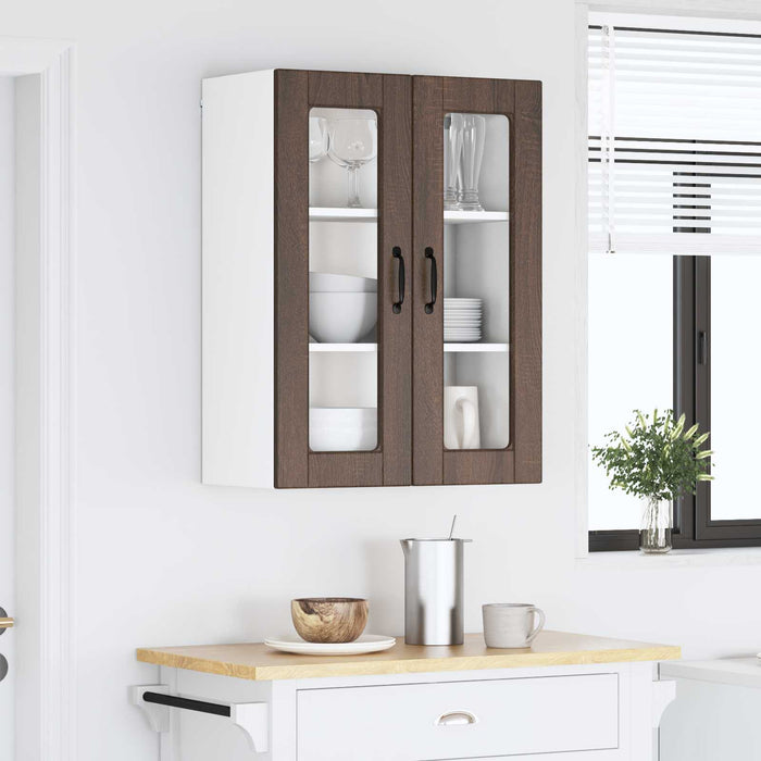 Dulap de bucătărie Stejar închis 60 x 31 x 80 cm Lemn compozit - WALTI WALTI