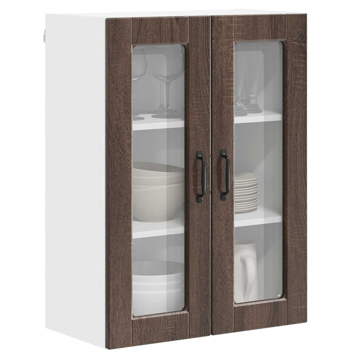 Dulap de bucătărie Stejar închis 60 x 31 x 80 cm Lemn compozit - WALTI WALTI