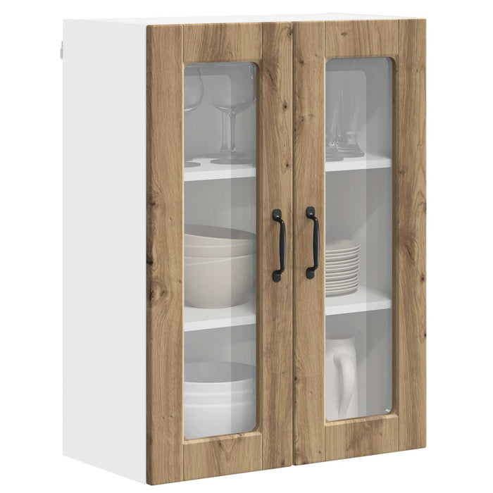 Dulap de bucătărie cu raft Stejar Artizanal 60 x 31 x 80 cm - WALTI WALTI