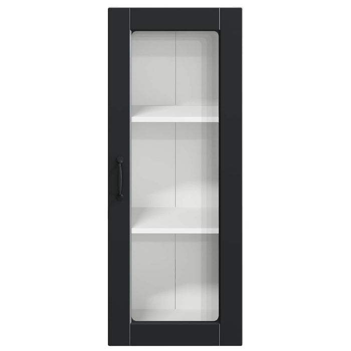 Dulap de bucătărie cu raft Negru 40 x 31 x 100 cm Lemn compozit - WALTI WALTI
