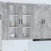 Dulap de bucătărie Gri din beton 40 x 31 x 100 cm Lemn compozit - WALTI WALTI