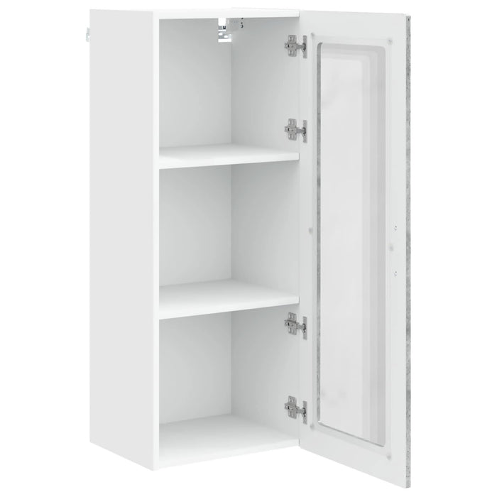 Dulap de bucătărie Gri din beton 40 x 31 x 100 cm Lemn compozit - WALTI WALTI