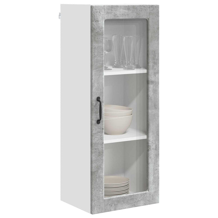 Dulap de bucătărie Gri din beton 40 x 31 x 100 cm Lemn compozit - WALTI WALTI