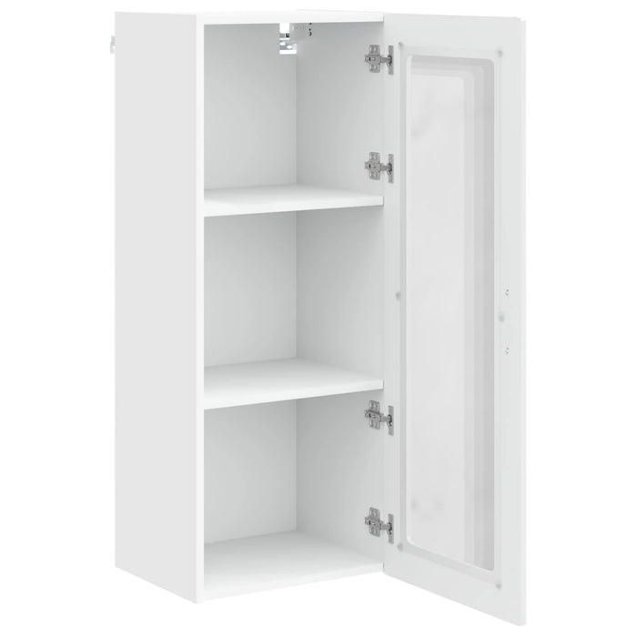 Dulap de bucătărie Alb lucios 40 x 31 x 100 cm Lemn compozit - WALTI WALTI