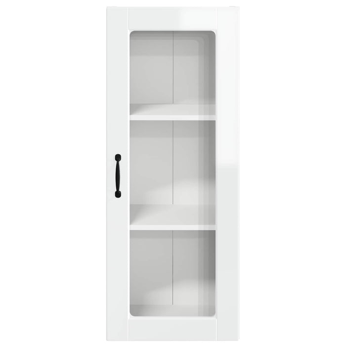 Dulap de bucătărie Alb lucios 40 x 31 x 100 cm Lemn compozit - WALTI WALTI