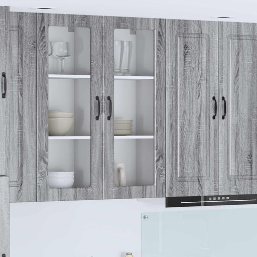 Dulap suspendat de bucătărie cu ușă Gri Sonoma 40 x 31 x 100 cm - WALTI WALTI