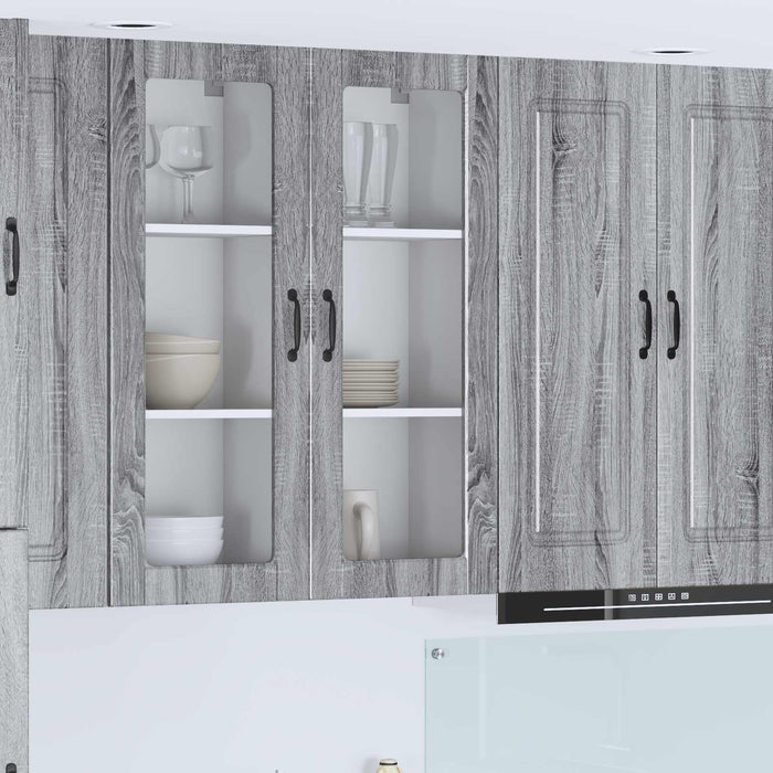 Dulap suspendat de bucătărie cu ușă Gri Sonoma 40 x 31 x 100 cm - WALTI WALTI