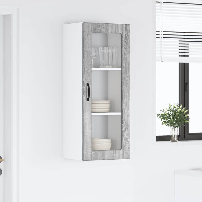 Dulap suspendat de bucătărie cu ușă Gri Sonoma 40 x 31 x 100 cm - WALTI WALTI