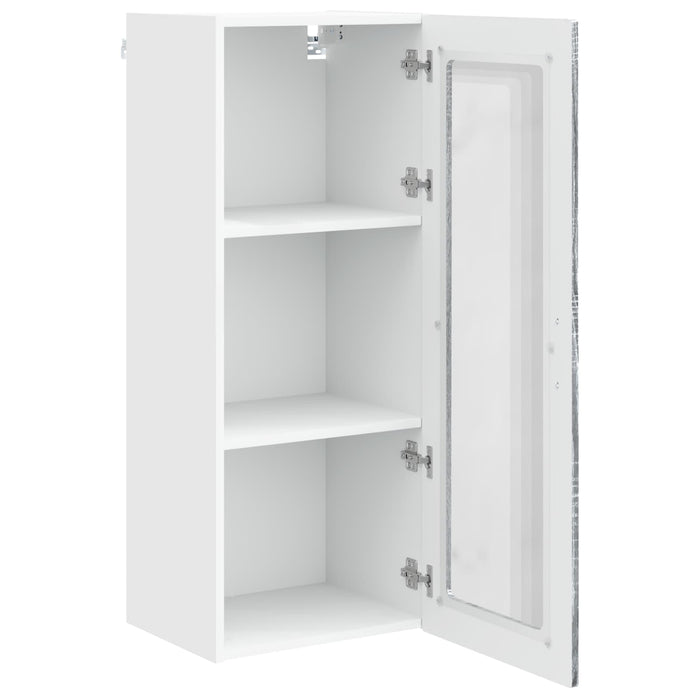 Dulap suspendat de bucătărie cu ușă Gri Sonoma 40 x 31 x 100 cm - WALTI WALTI