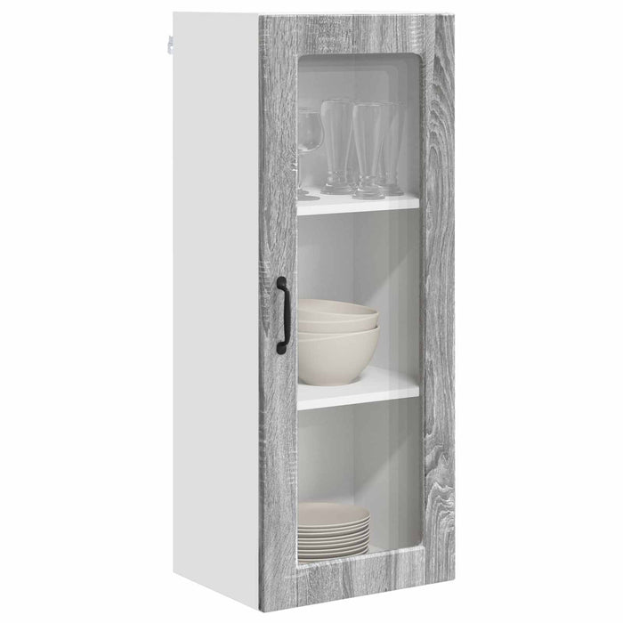 Dulap suspendat de bucătărie cu ușă Gri Sonoma 40 x 31 x 100 cm - WALTI WALTI