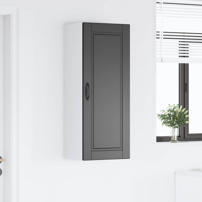 Dulap suspendat de bucătărie cu raft Negru 40 x 31 x 100 cm - WALTI WALTI