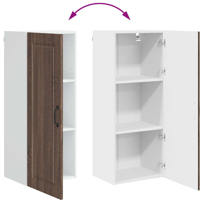 Dulap de bucătărie Stejar închis 40 x 31 x 100 cm Lemn compozit - WALTI WALTI