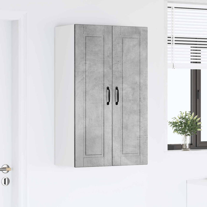 Dulap de bucătărie Gri din beton 60 x 31 x 100 cm Lemn compozit - WALTI WALTI
